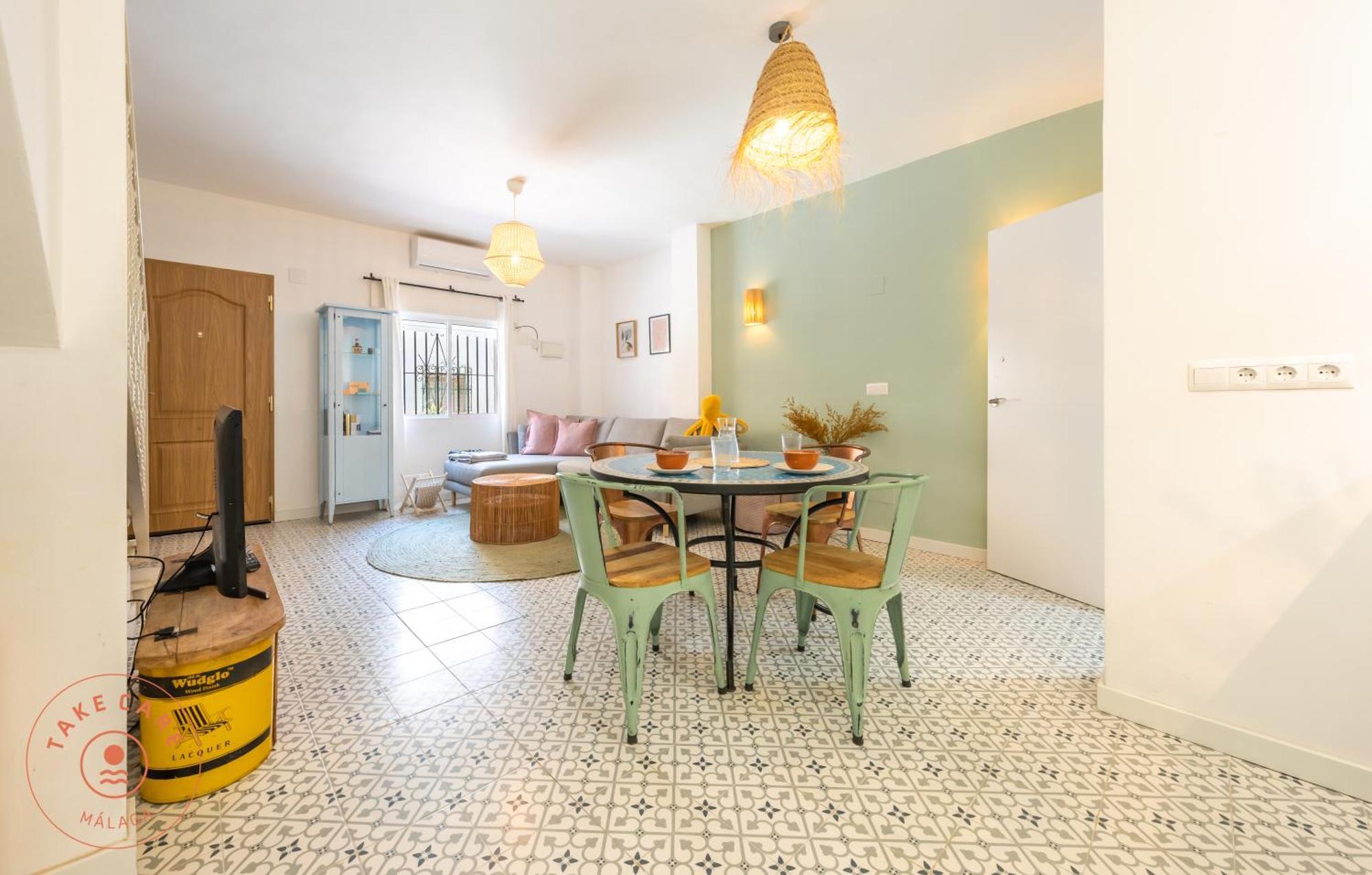 Colourful Fisher House Pulpito In El Palo! - Tcm Malaga Ngoại thất bức ảnh
